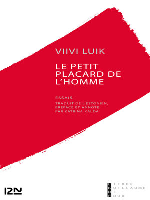 cover image of Le petit placard de l'homme